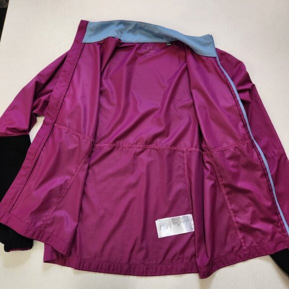 Pearl‎ Izumi MTB Barrier Cycling Jacket Womens M Purple Wine Full Zip Small FLAW - Picture 4 of 11